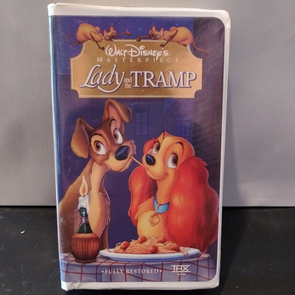Vintage Disney’s Lady and the Tramp (VHS, 1998)